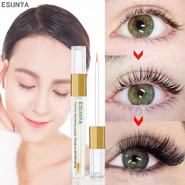 Herbal Eyelashes Growth Treatment Liquid Serum Enhancer Eye Lashes Longer Thicker Better Than Eyebrows Extension Powerful Makeup - Image 4